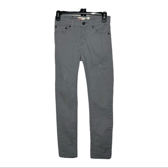 Levi’s 510 Super Skinny Gray Imperfection Pants Sz 14 Reg - Picture 1 of 9